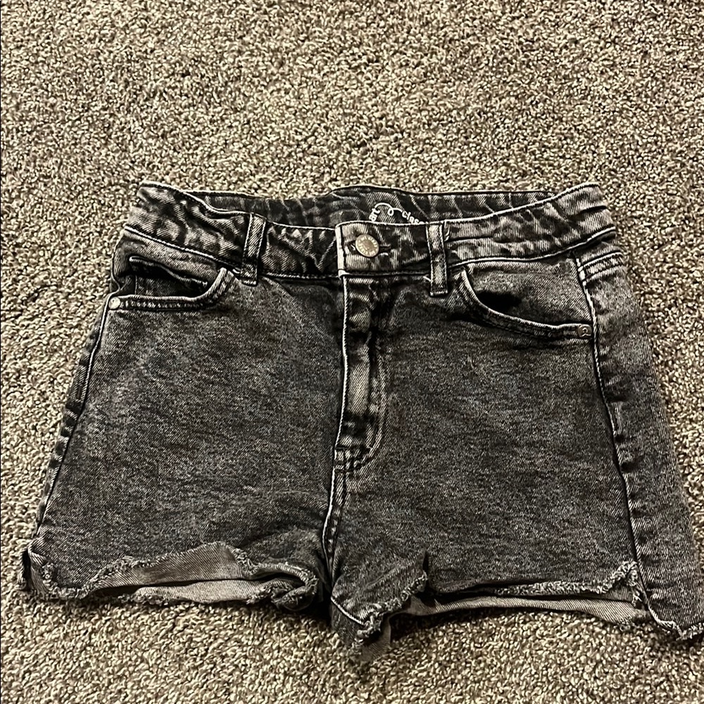 Women's Black Denim Shorts